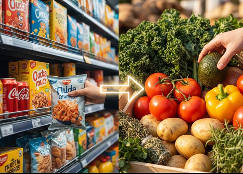 Como substituir Alimentos Ultraprocessados